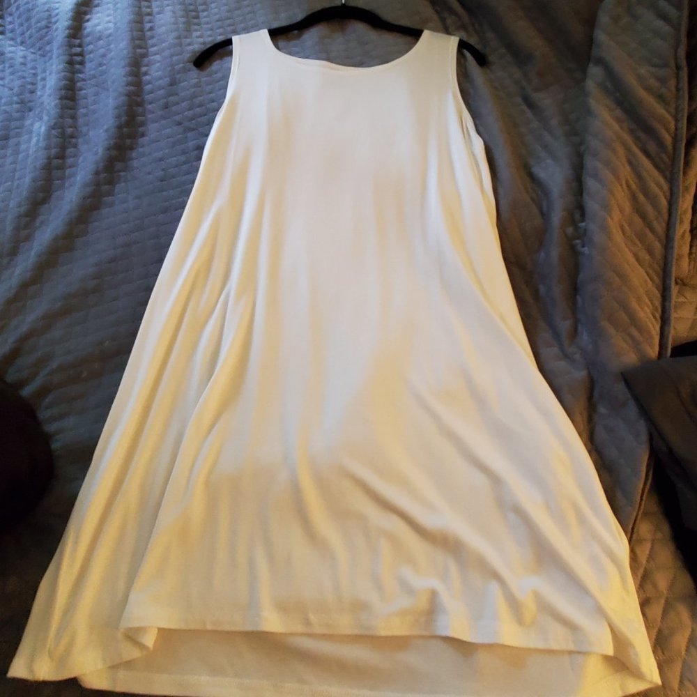 Logo Layers tunic length tank top